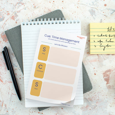 Time Management Post-It Pad