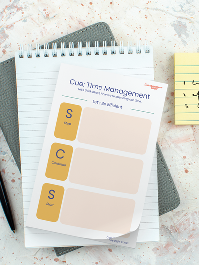 Time Management Post-It Pad