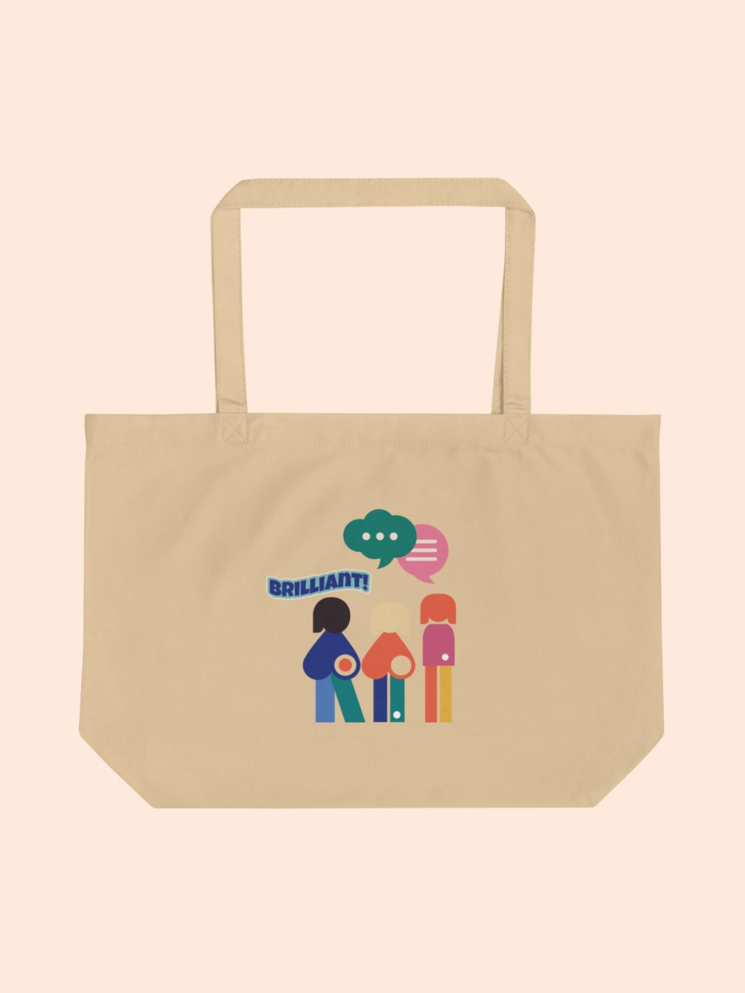 Brilliantly Bold Large Tote Bag
