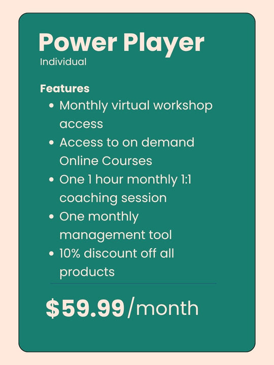 CLICK HERE! The Power Player Plan Membership