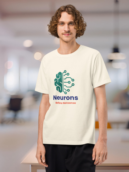 Neurons Before Nonsense Unisex Oversized T-shirt