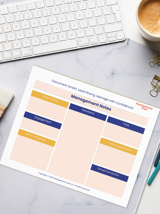Behavioral Management Notepad