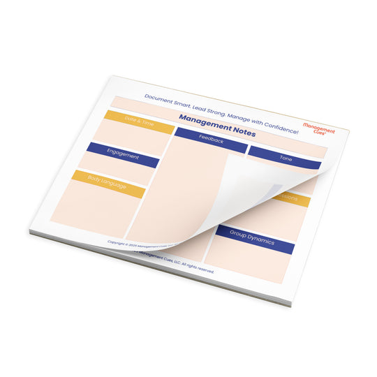 Behavioral Management Notepad